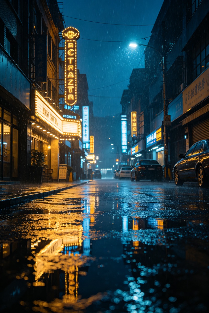 雨夜霓虹